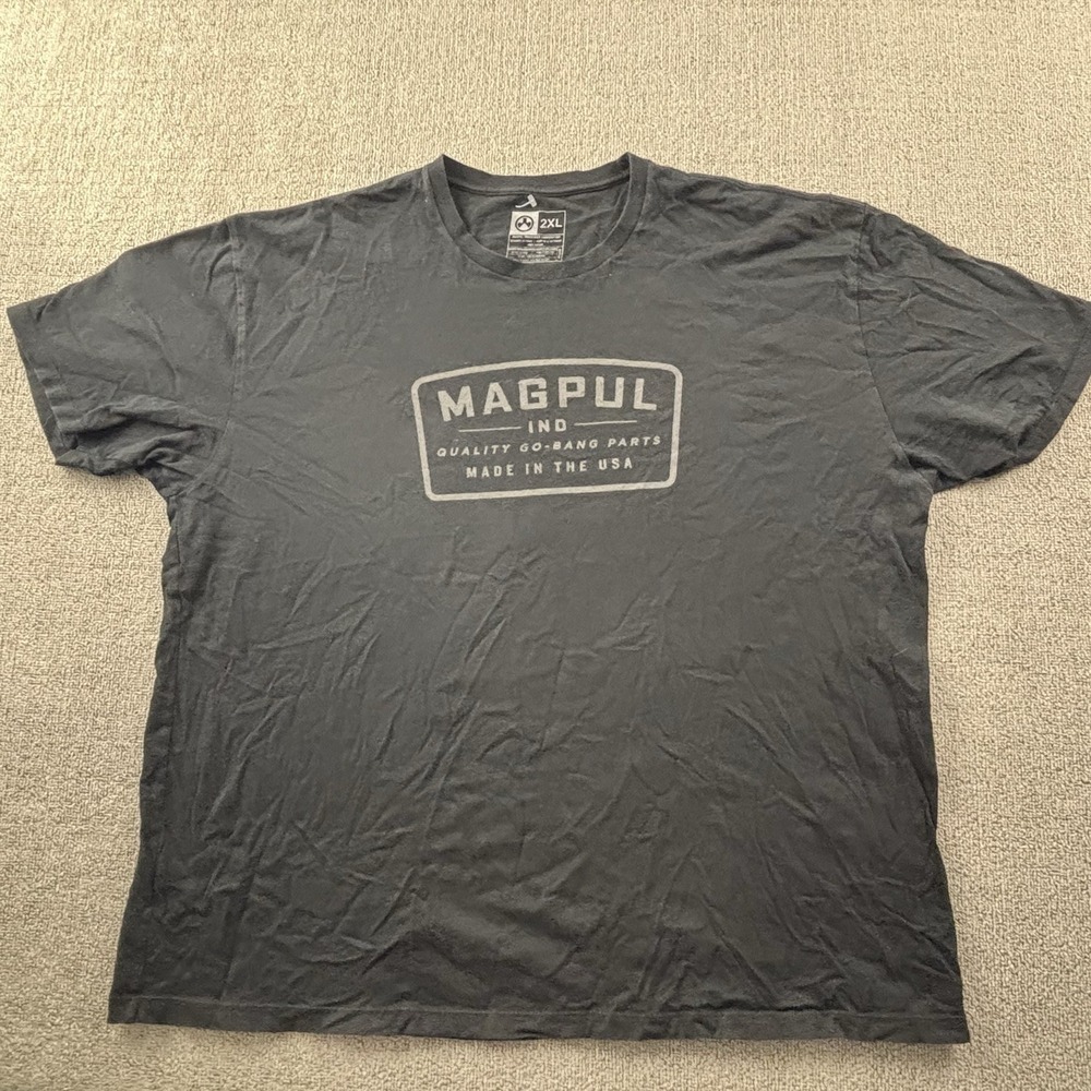 Magpul Shirt Adult 2XL XXL Black Short Sleeve Training Casual Men's